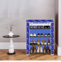 dbeautify 4 Shelf Foldable Collapsible ShoeRack Plastic Collapsible Shoe Stand (9-Blue, 4 Shelves, DIY(Do-It-Yourself))