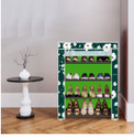 dbeautify Metal, Plastic Shoe Stand (19-Green, 4 Shelves, DIY(Do-It-Yourself))