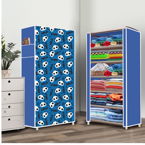 dbeautify carbon steel collapsible wardrobe finish color - before christmas blue 21 diydo-it-yourself