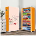 dbeautify Carbon Steel Collapsible Wardrobe (Finish Color - Orange (18), DIY(Do-It-Yourself))