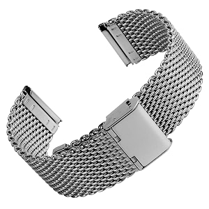 dblack 3939bonez3939 mesh chain stainless steel watch belt ergonomic amp breathable design watch strap  for 08mm 10mm 12mm 14mm 16mm 18mm 20mm or 22mm watch band silver choose your size