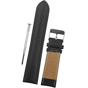 DBLACK NAGATA Leather Watch Strap Fully Stitched