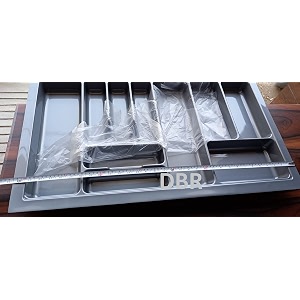dbr pvc cutlery tray for kitchen drawer width 900mm gray modular kitchen cabinetdrawer organiser 325 x 19