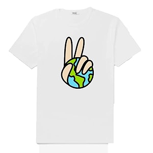 DBURKE Mens T-Shirt Solid Round Neck Half