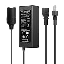 DC 12V 10A Power Supply AC to DC Converter 120V to 12V Converter with Car Cigarette Lighter Socket Adapter for Car Air Fan Vacuum Cleaner Dash Cam