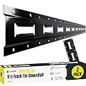 DC Cargo Mall E Track Vertical Tie Down Rail Kit 5' (2 Pack) for Garages, Vans, Trailers, Motorcycle Tie Downs, ATV Mountings - Secure Cargo &amp; Heavy Loads Up to 2,000 lbs