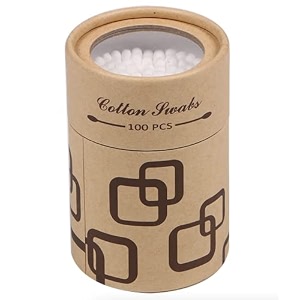dc decorio 500pcsbox double head cotton swabs nose ears cleaning health care tools disposable cotton bamboo sticks soft beauty makeup cotton buds pack of 1 500pcsblue