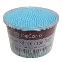 DC DECORIO 500pcs Double Head Cotton Ear & Nose Cleaning Health Care Tools Bamboo Sticks Cotton Buds