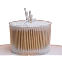 DC DECORIO® Double Head Cotton Twisted Ear Buds Pure Soft Cotton Swabs for Nose Ear Cleaning (500pcs/Twist White)