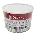 500 Pcs/Box Double Head Cotton Swabs Nose Ears Cleaning Health Care Tools Disposable Cotton Bamboo Sticks Soft Beauty Makeup Cotton Buds (Pack Of 1) (White)