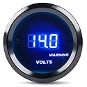 DC12V Voltmeter Blue Digital LED Volt Gauge Voltage Meter Kit 2inches 52mm