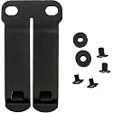 DCC Monoblock Belt Clip - IWB/OWB Attachment for Concealed Carry Holster - 1.5" &amp; 1.75" Size - Grey &amp; FDE Options - Mounting Hardware Included - Made in USA
