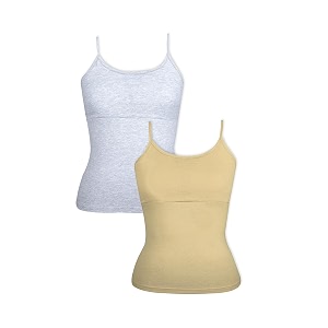 dchica essentials padded camisole starter bra for young girls sleeveless undershirts cami vest with adjustable straps cotton camisole tank topinnerwear for girls