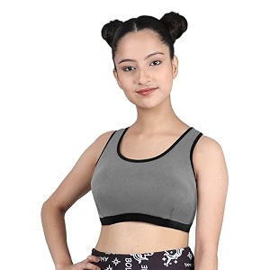 DChica Essentials Sports Bra for Girls Cotton