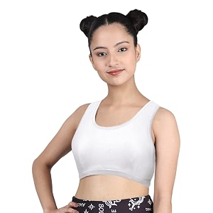 DChica Essentials Sports Bra for Girls Cotton