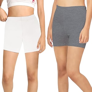 DChica Essentials Girls Cotton Boyshorts Panties Pack