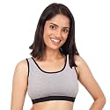 DChica Sports Bra for Women Cotton Non