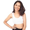DChica Sports Bra for Women Cotton Non