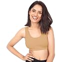 DChica Sports Bra for Women Cotton Non
