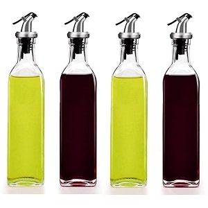 Glass Olive Oil Vinegar Dispenser Gravy Boat