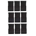 DClub Bra Extender 2 Hook Stretchy Soft and Comfortable Bra Strap Extender for Women in Pregnency or Weight gain. (9 PIECES (4 HOOK 4 RAW), BLACK)