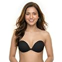 DClub Strapless Sticky Bra Invisible Backless Stick on Bra Push up Lift Bras for Women Dress Reusable Silicone Nipple Covers.
