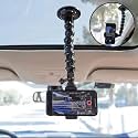 DCZ Universal Phone/Action Camera Mount in Dashboard | Camera Car Windshield Suction Cup Mount | Great for Gopro Hero Xiaomi Yi, Sjcam, Vehicle Video Recorder, All Smartphone