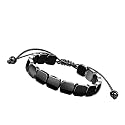 Dczosily Triple Protection Bracelet Natural Tiger's Eye Hematite Agate Stone Bracelet for Men Women Crystal Jewelry Healing Bracelets Bring Luck