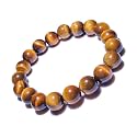 Dczosily Triple Protection Bracelet Natural Tiger's Eye Hematite Agate Stone Bracelet for Men Women Crystal Jewelry Healing Bracelets Bring Luck