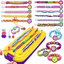 DDAI Arts and Crafts for Kids Age 8-12 Friendship Bracelet Making Kit for Girls - Best Birthday Gifts Ideas for Girl 7 9 10 11 Year Old - Popular Bracelets String Maker Toys Set