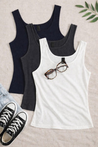 Ddaspration Casual Solid Women Blue Grey White