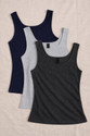 Ddaspration Casual Solid Women Blue Grey Black