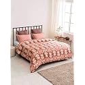 DDECOR - Elissa 100% Cotton Double Bedsheet with 2 Pillow Covers, Purple