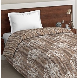 ddecor - elissa 100 cotton double bedsheet with 2 pillow covers purple