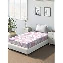 DDECOR - Starry 100% Cotton Single Bedsheet with 1 Pillow Covers, Purple