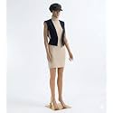 Plastic Adjustable Detachable Portable Realistic Full Body Adult Female Dummy Mannequin Model Display - with Metal Base 69" (Standing Position) with Hair Wig (pack of 1)