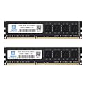 [DDR3 16GB RAM] 16GB KIT (2x8GB) DDR3 1600MHz PC3-12800U Non ECC Unbuffered 1.5V 2Rx8 Dual Rank 240 Pin UDIMM Desktop Memory RAM Module Upgrade