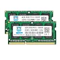 DDR3 DDR3L 1600 SODIMM 4GB 2Rx8 PC3 PC3L 12800S 8GB Kit (2x4GB) 204-pin 1.35V CL11 Dual Rank Laptop Memory