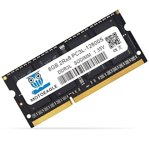 ddr3l 8gb 1600mhz pc3-12800 cl11 unbuffered non-ecc 135v sodimm 204-pin laptop notebook pc computer memory module ram upgrade