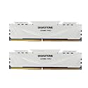 【DDR4 RAM】 GIGASTONE Game PRO 32GB Kit (2x16GB) DDR4 3200MHz PC4-25600 CL 16-18-18-40 Intel XMP 2.0 AMD Ryzen 1.35V UDIMM 288 Pin Unbuffered Non ECC High Performance Gaming Desktop Memory - White