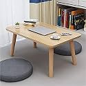 DDS Dream Decor Shoppee Fold-able Side Table/Tea Coffee Breakfast Table ( Wood,Natural )