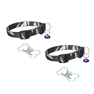 10mm x-small puppy kitten army print nylon collar with bell suitable for puppies of all dog small breeds adjustable soft nylon army strip