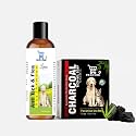 All Natural Oatmeal Tick Nil Dog Cat Shampoo and Soap for Tick & Fleas Ayurvedic Dog Soap with Aloevera & Charcoal 75 Milliliter Bars (Tick Soap & Shampoo)