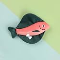 Cat PlushToy Simulation Fish Cat KittenToys 1 Piece (Color May Vary)