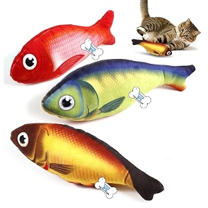 catnip toy for catscatnip filled fish mice cat teething chew toy-1 piece color may vary