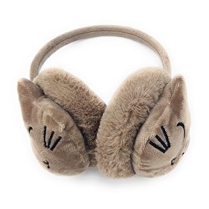 fluffy ear muff for women plush foldable earmuffs kids winter earmuffs girls boys cold weather ear warmer-1 piece