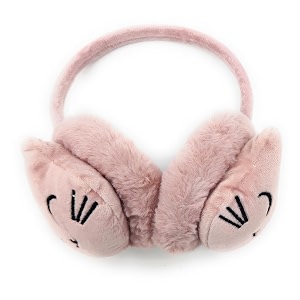 fluffy ear muff for women plush foldable earmuffs kids winter earmuffs girls boys cold weather ear warmer-1 piece