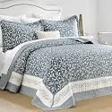 DDUOXIN Oversized Queen Bedspread 102x120-100% Cotton Reversible Quilt