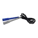 DE JURE FITNESS Adjustable Skipping Rope � Slim Handle, 275cm, Multiple Colors (Blue-Grey-Black)