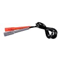 DE JURE FITNESS Adjustable Skipping Rope � Slim Handle, 275cm, Multiple Colors (Grey-Orange-Black)